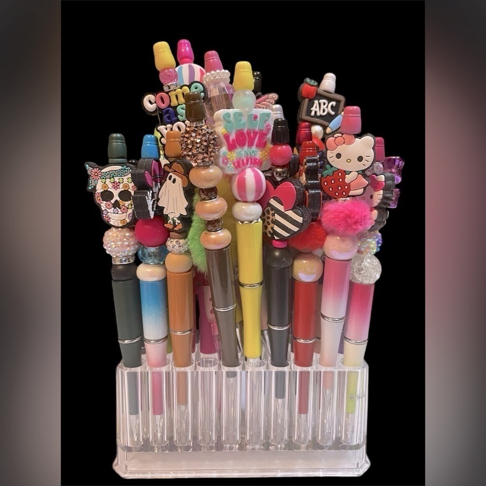 Mystery Handmade Beaded Pens or Keychains - Randomly Choose by Seller